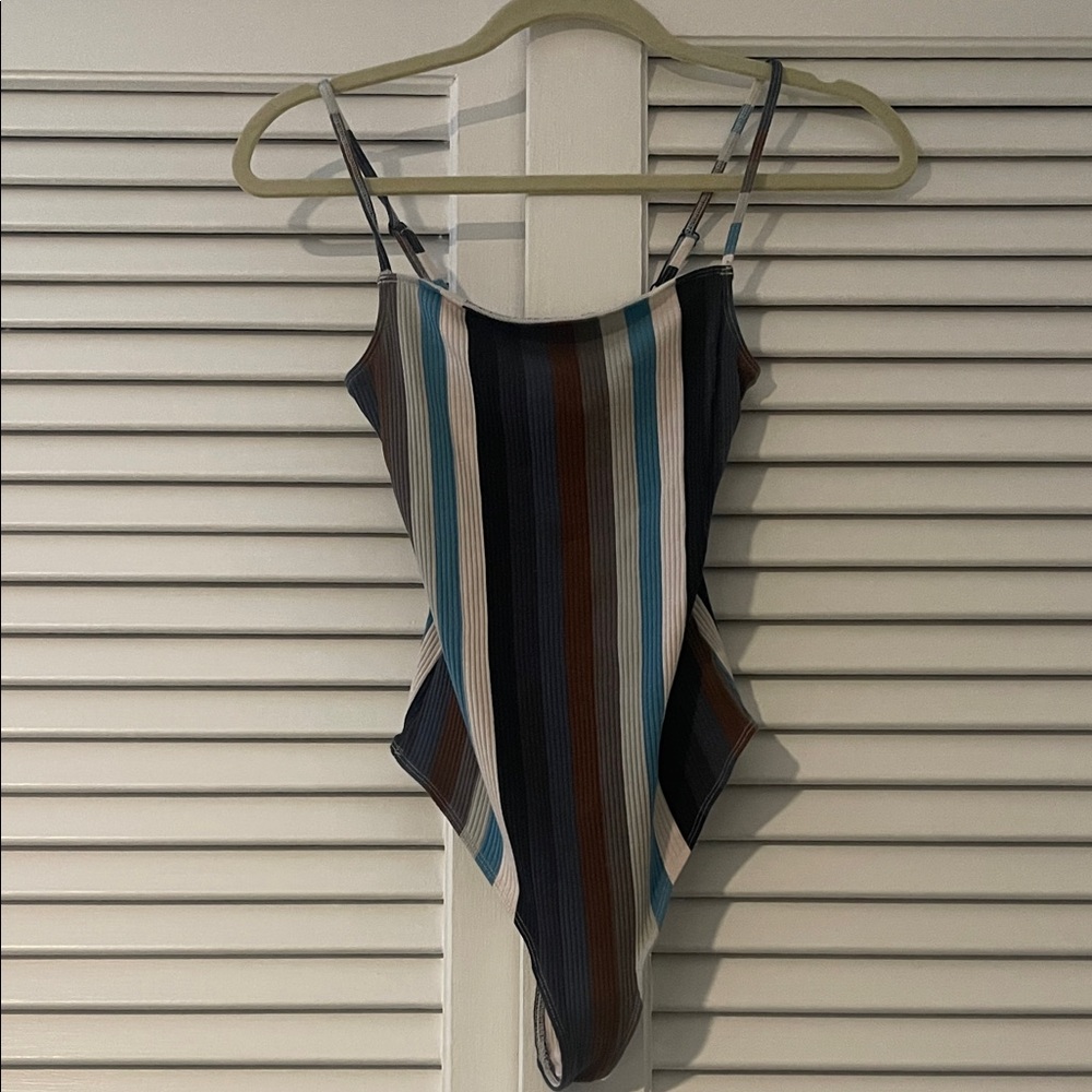 Striped Multicolor One Piece BodySuit